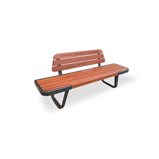 Retro Bench (with Backrest)